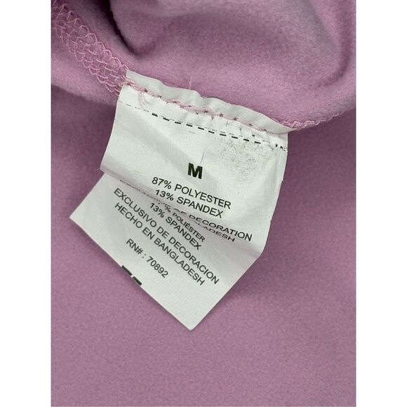 Apana light pink long sleeve 1/4 zip pullover - M - Picture 7 of 9
